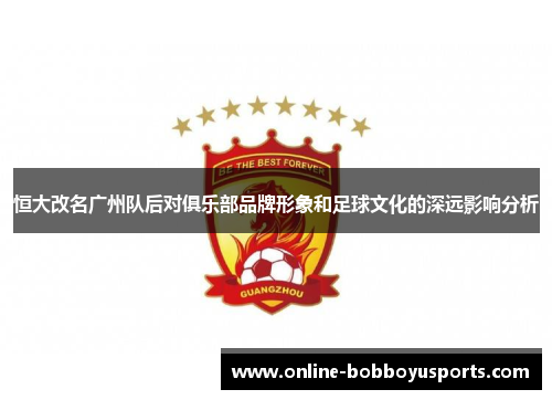 恒大改名广州队后对俱乐部品牌形象和足球文化的深远影响分析
